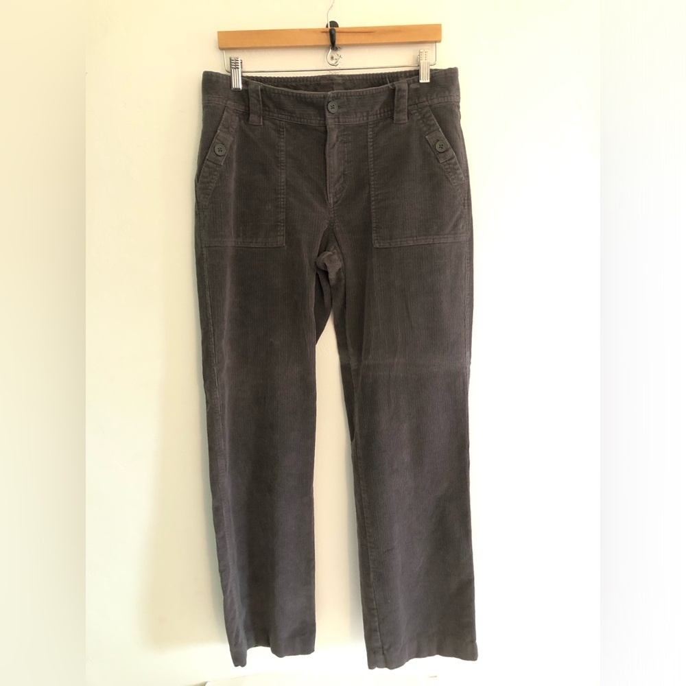Columbia Pants Women's Size 10 Gray Corduroy Granola Girl Hippie Boho EarthyGirl